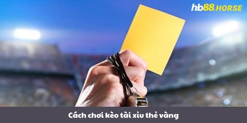 Cách chơi kèo tài xỉu thẻ vàng