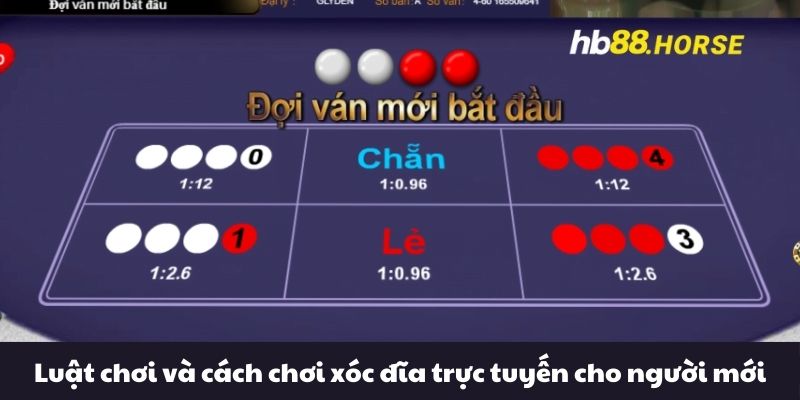 Luật chơi và cách chơi xóc đĩa trực tuyến cho người mới