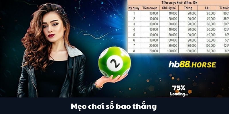 Mẹo chơi số bao thắng